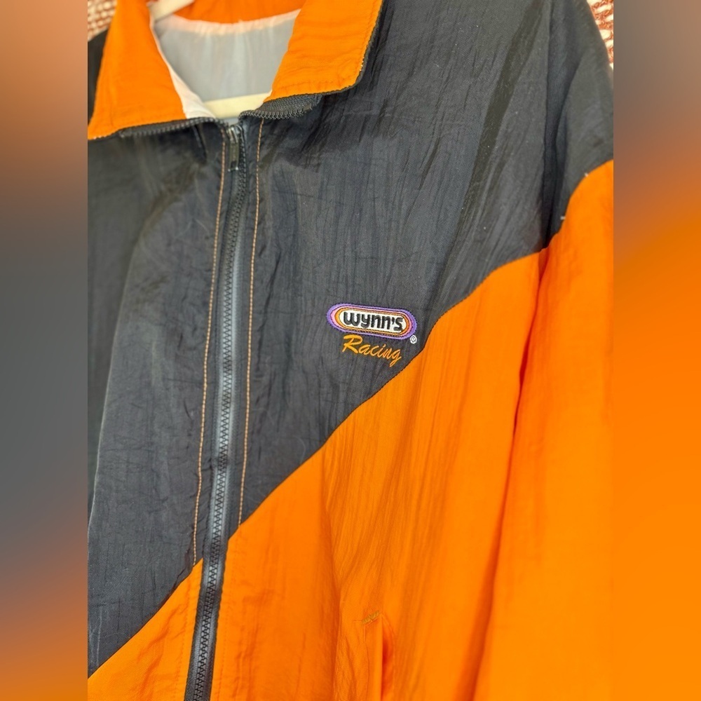 Vintage Wynn's Racing Jacket in Orange, Black, and White - Picture 4 of 10